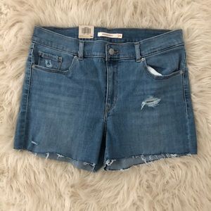 NWT Levi’s 501 Light Denim Cut-offs Jean Shorts